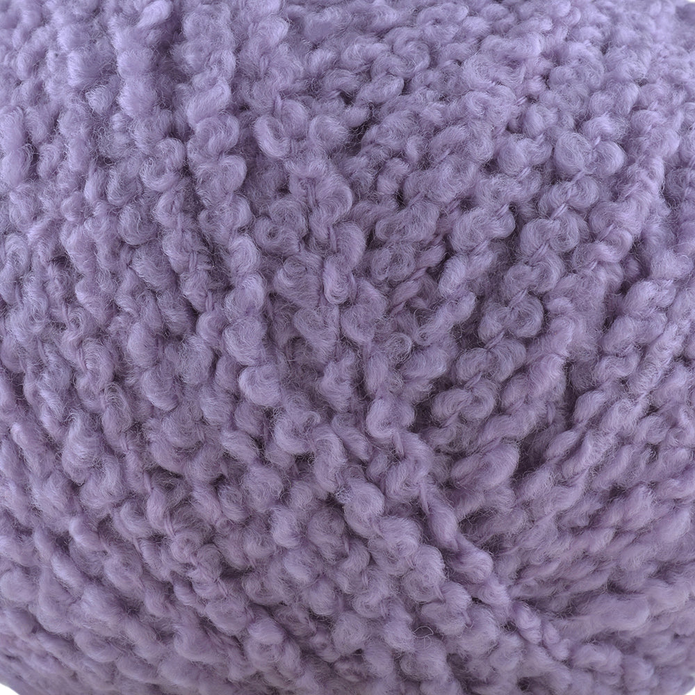 Gazzal Merino Boucle Hand Knitting Yarn, Lilac-3772