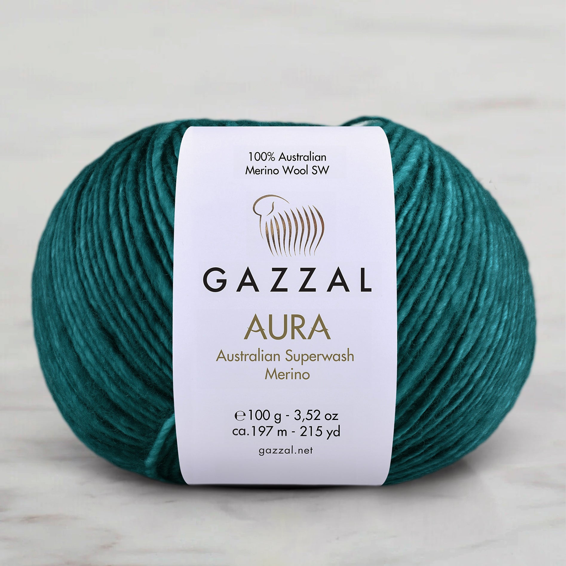 Gazzal Aura Hand Knitting Yarn - Green – 161