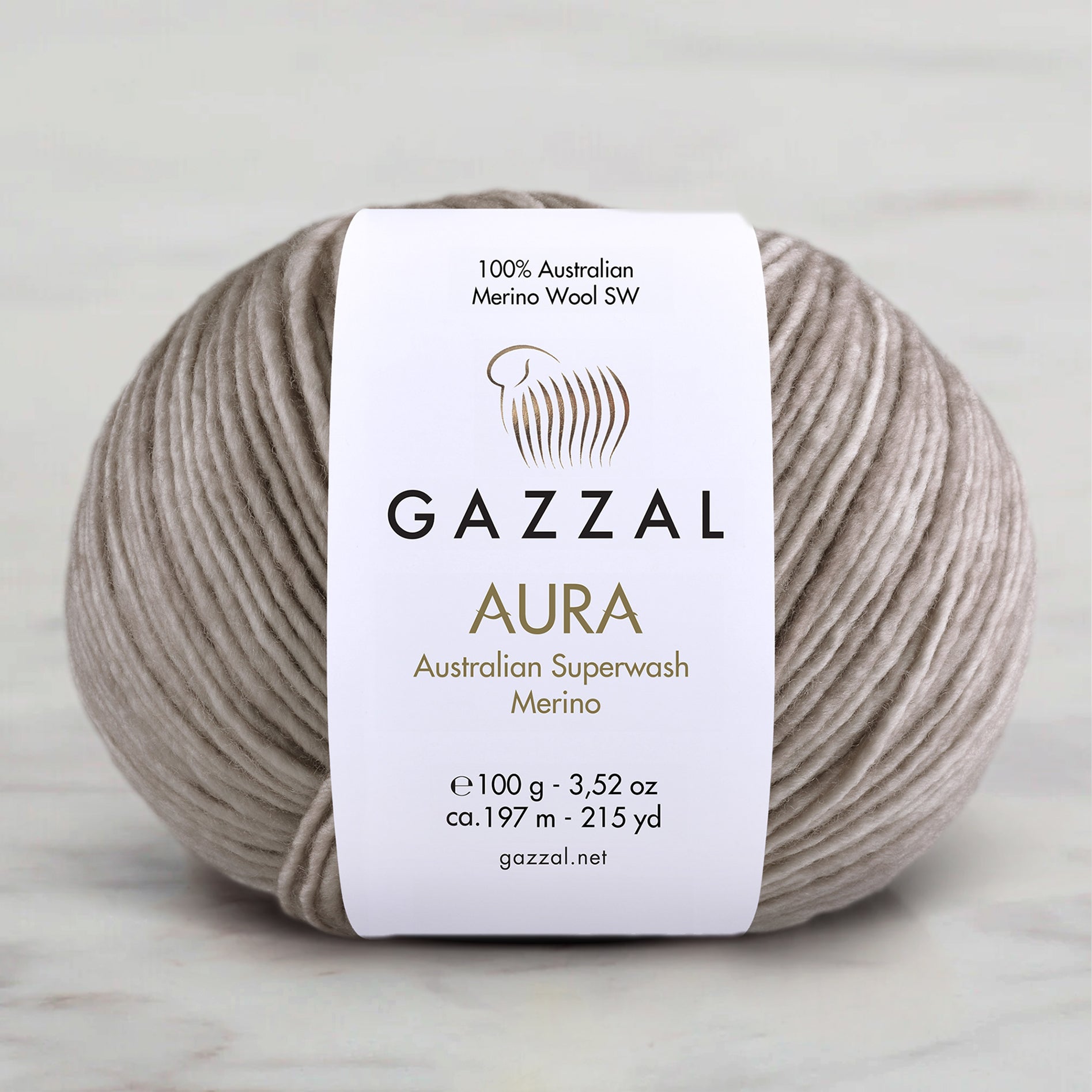 Gazzal Aura Hand Knitting Yarn - Beige – 178
