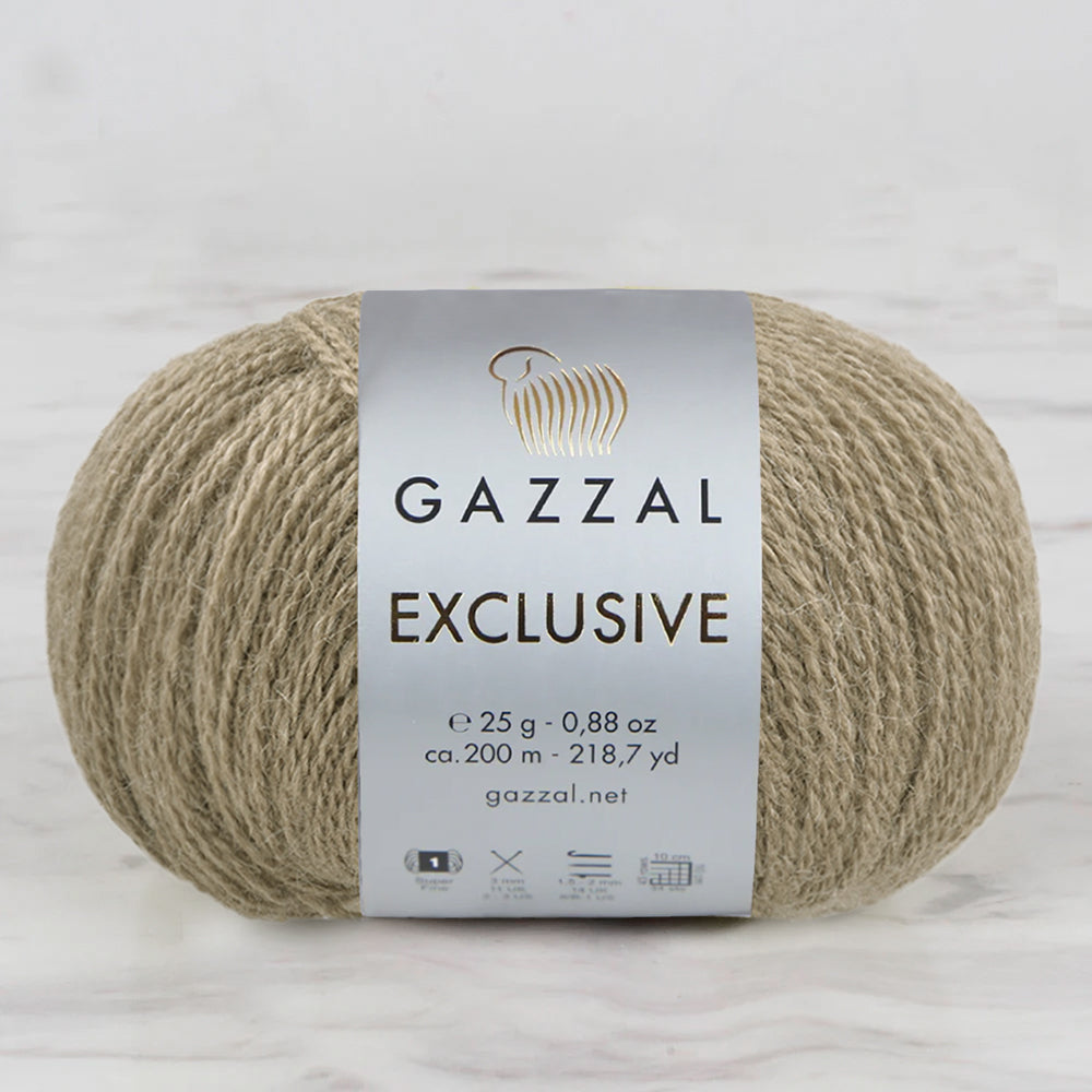 Gazzal Exclusive Hand Knitting Yarn, Green-9925
