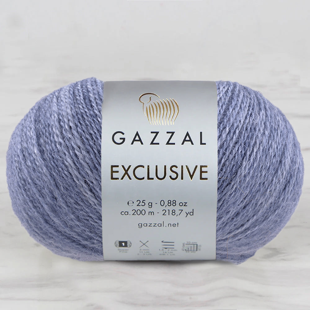 Gazzal Exclusive Hand Knitting Yarn, Blue-9938