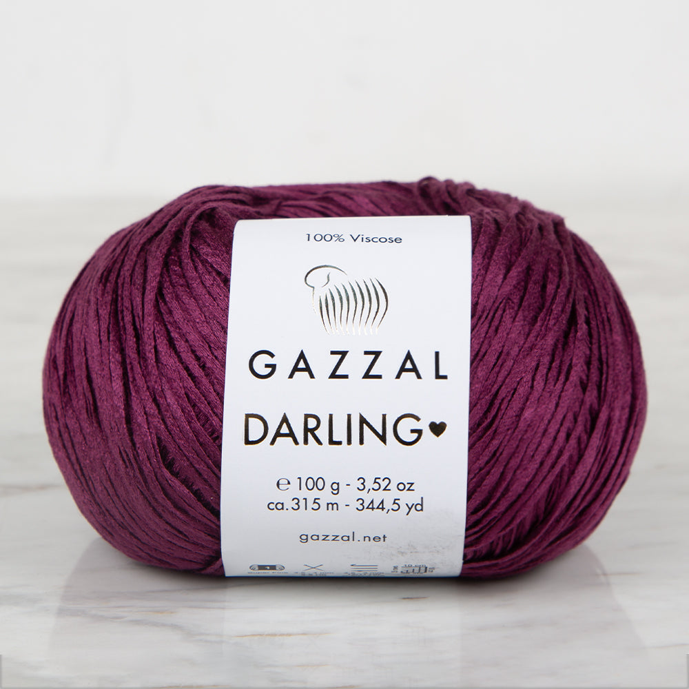 Gazzal Darling Hand Knitting Yarn ,Purple 560