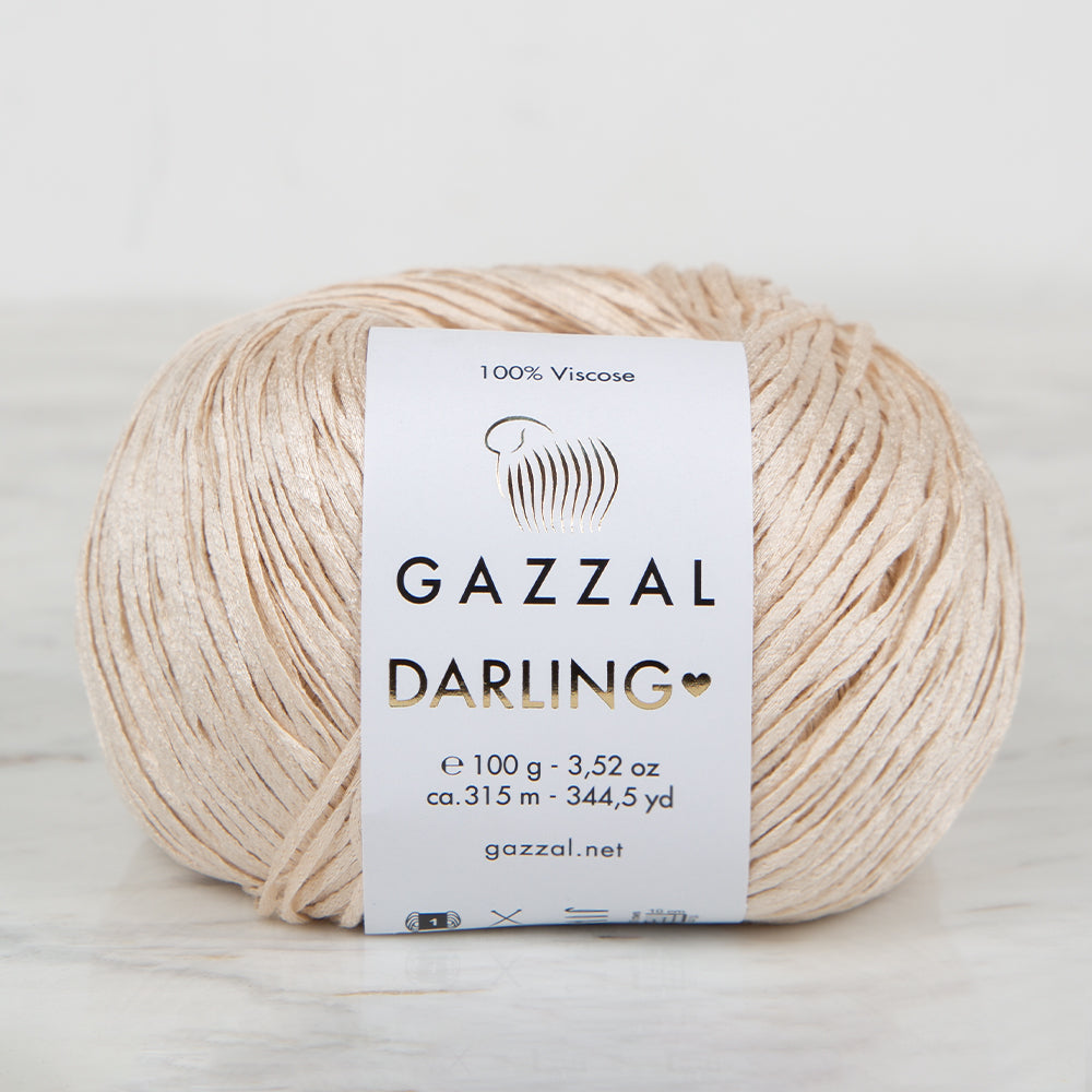 Gazzal Darling Hand Knitting Yarn ,Beige 562