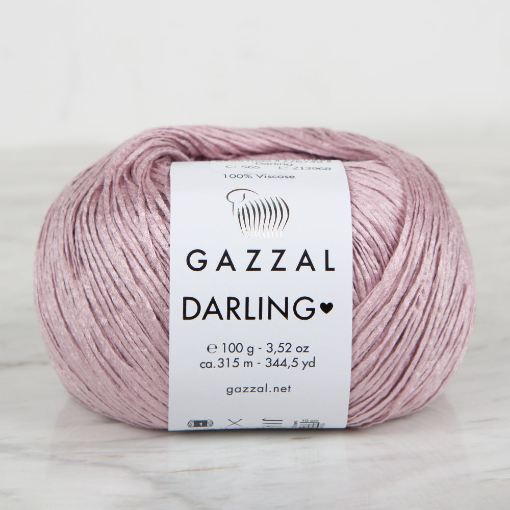 Gazzal Darling Hand Knitting Yarn ,Lilac 565