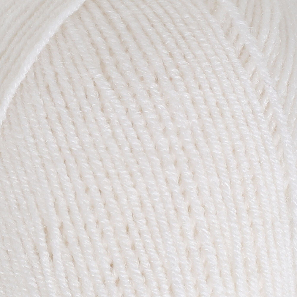 Yarnart Merino de Luxe / 50 Yarn, White - 501