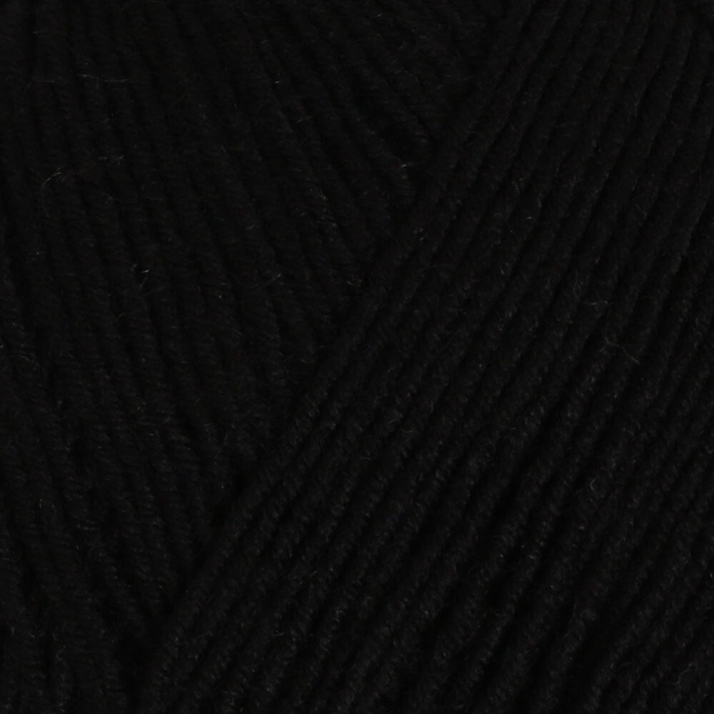 Yarnart Super Merino Yarn, Black - 217