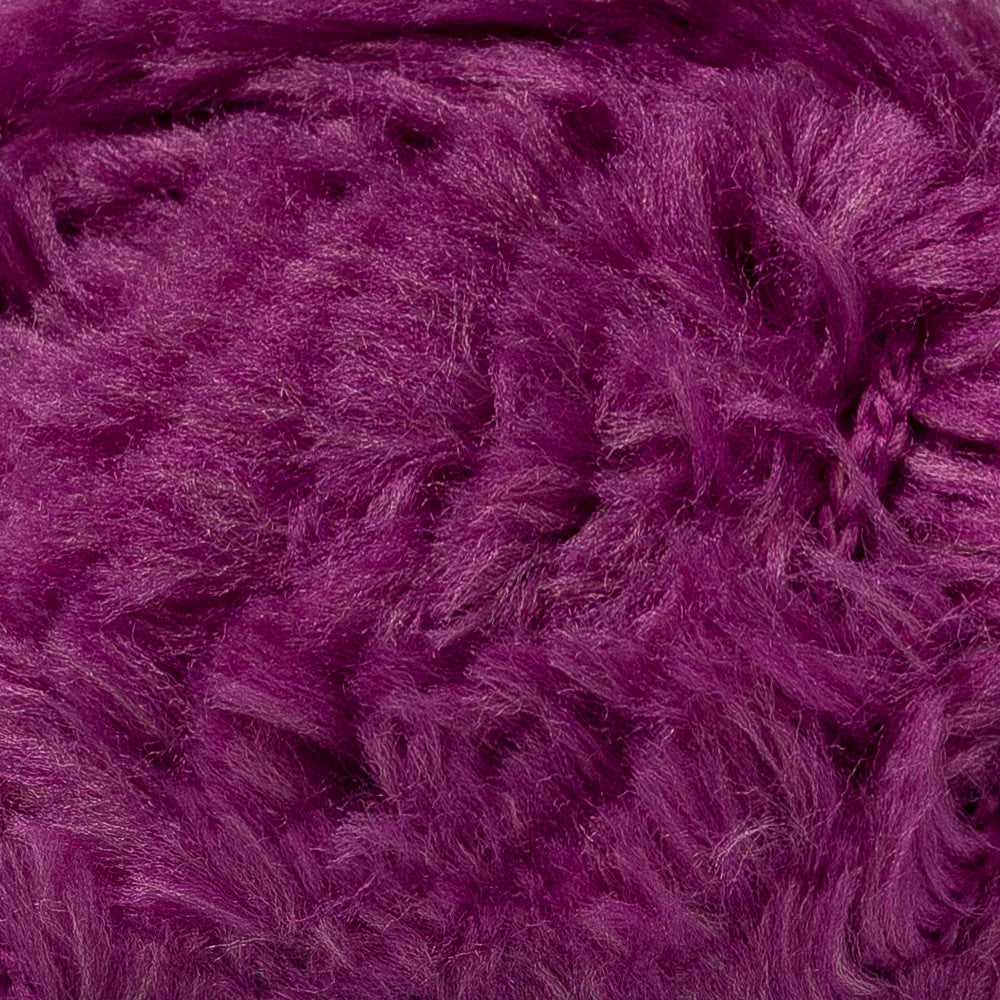 YarnArt Mink 50gr Fluffy Yarn, Purple - 338
