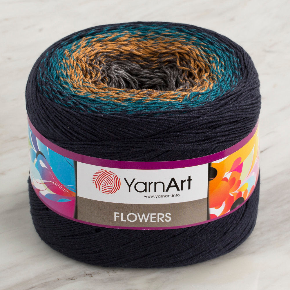 YarnArt Flowers Cotton Gradient Yarn - 263-1