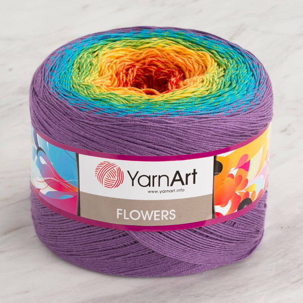 YarnArt Flowers Cotton Gradient Yarn - 277