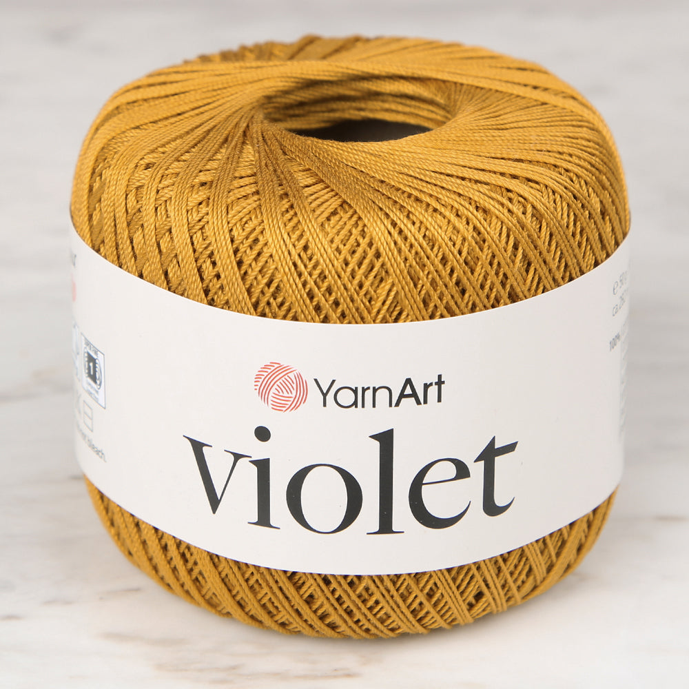 YarnArt Violet Yarn, Mustard - 6340
