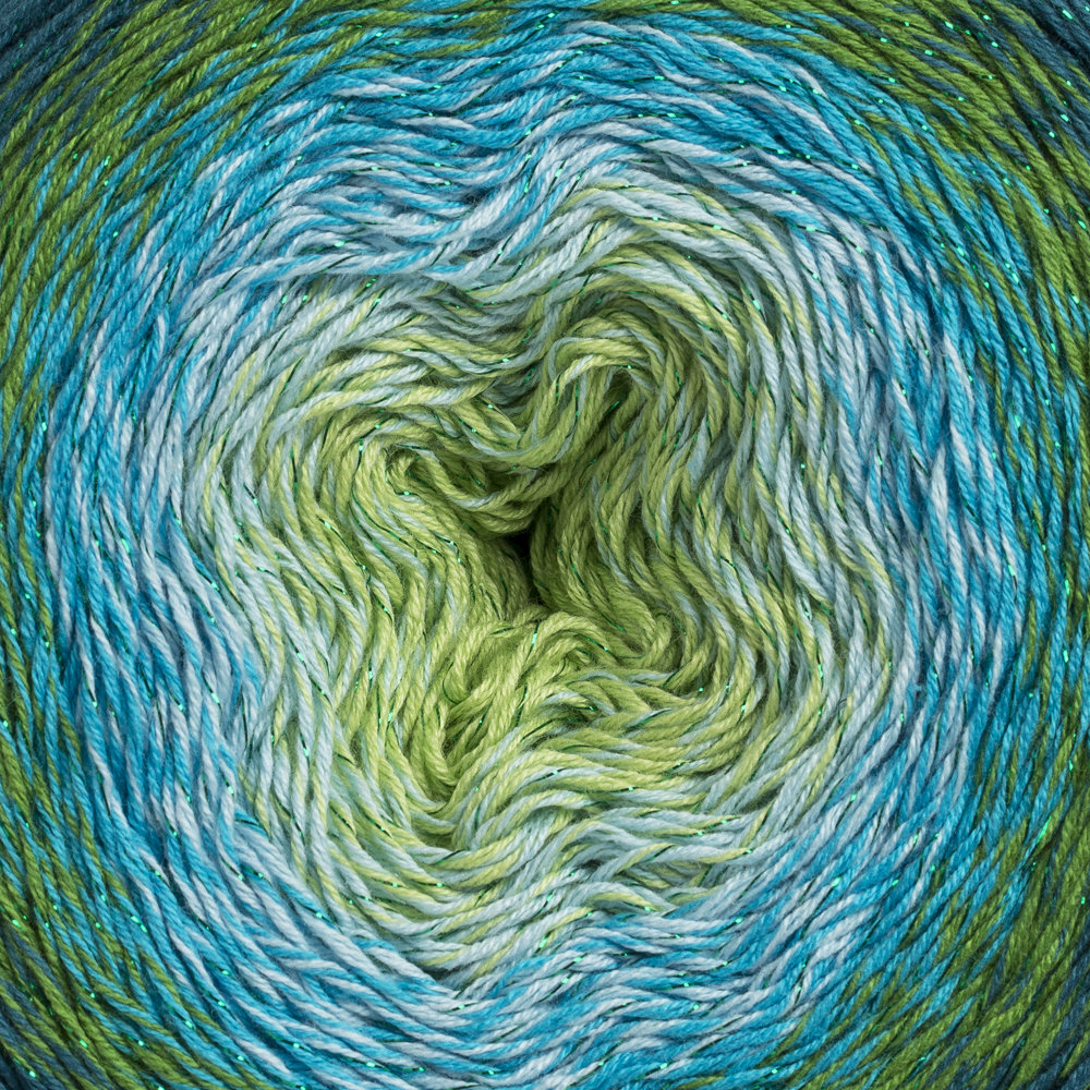 YarnArt Flowers Moonlight Cotton Lurex (Glitter) Gradient Yarn - 3256