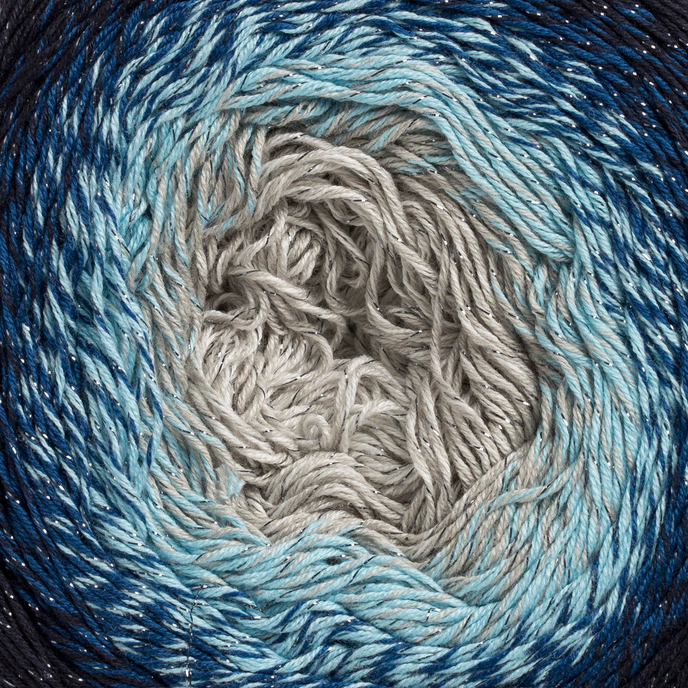 YarnArt Flowers Moonlight Cotton Lurex (Glitter) Gradient Yarn - 3261