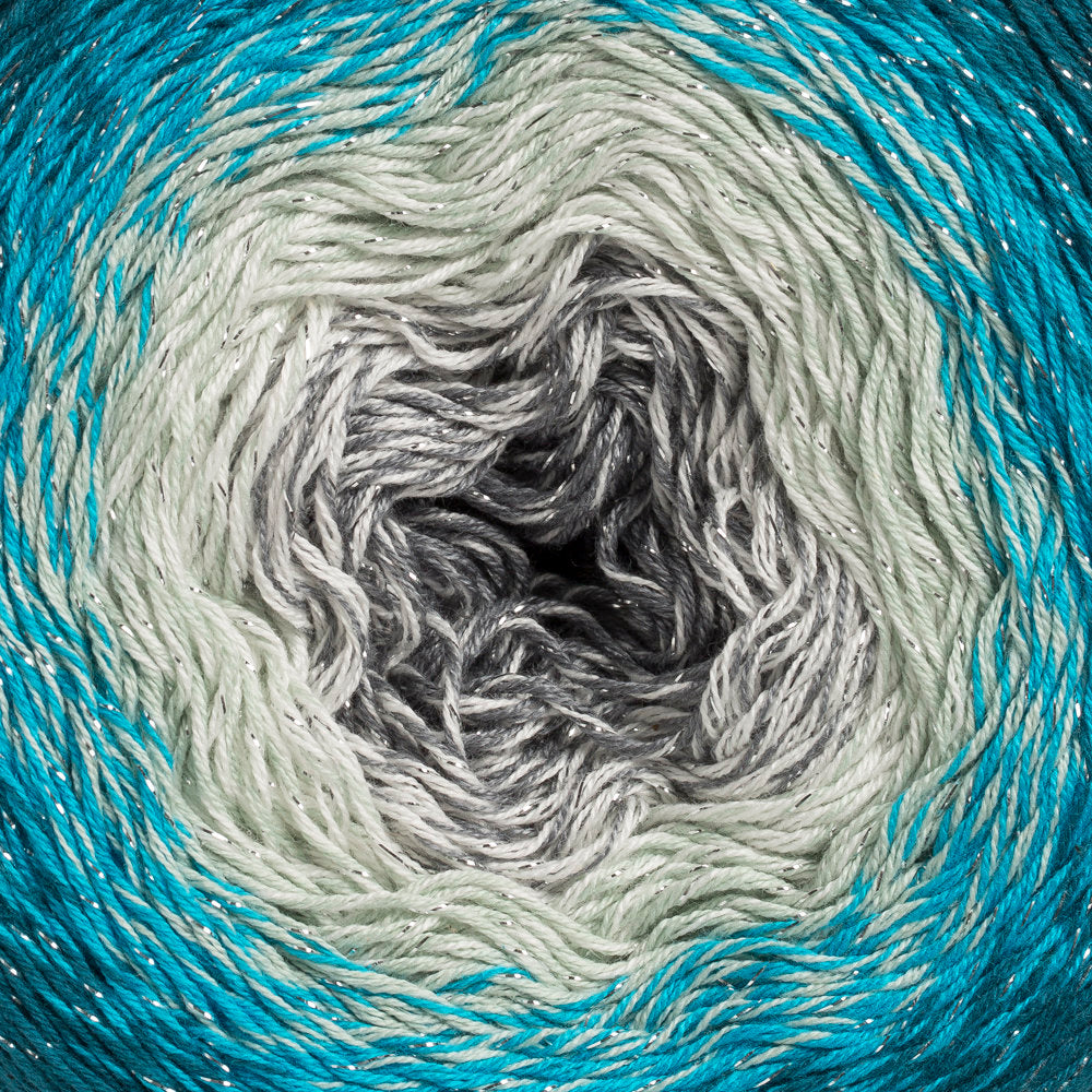 YarnArt Flowers Moonlight Cotton Lurex (Glitter) Gradient Yarn - 3289