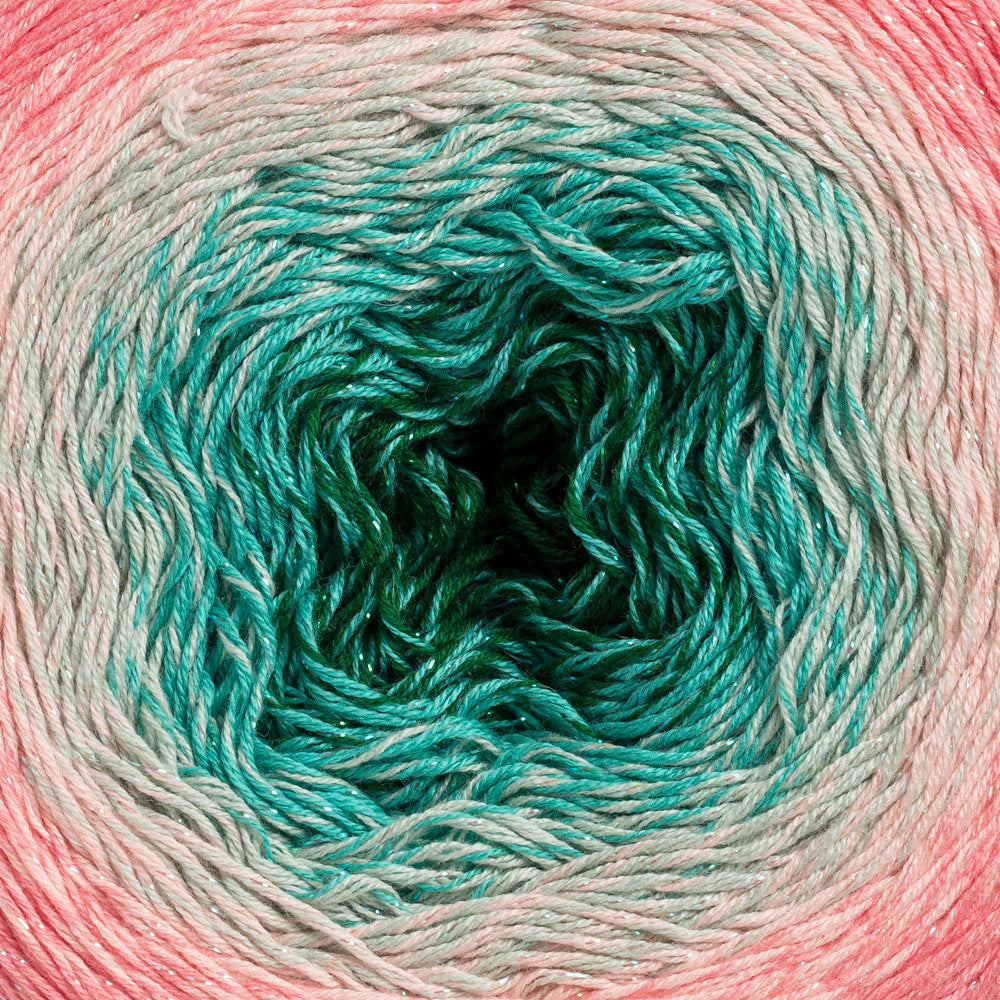 YarnArt Flowers Moonlight Cotton Lurex (Glitter) Gradient Yarn - 3292