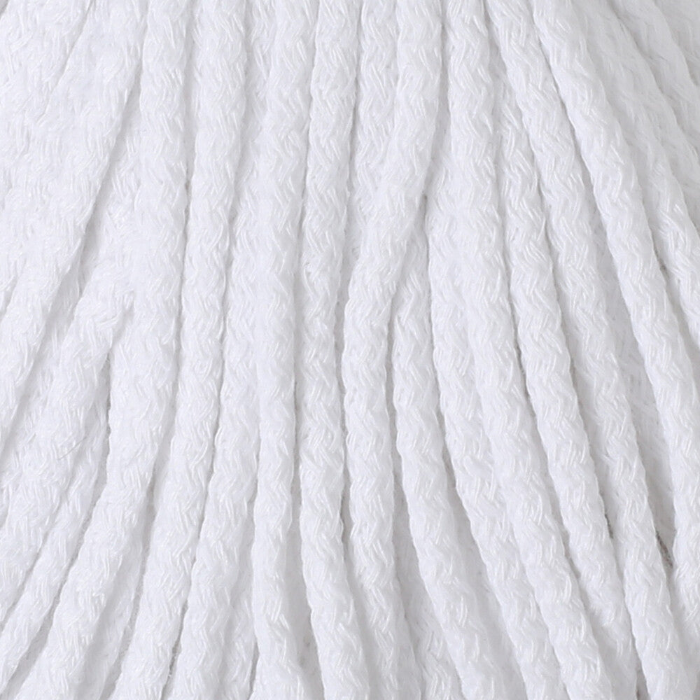 YarnArt Macrame Braided Knitting Yarn, White -751