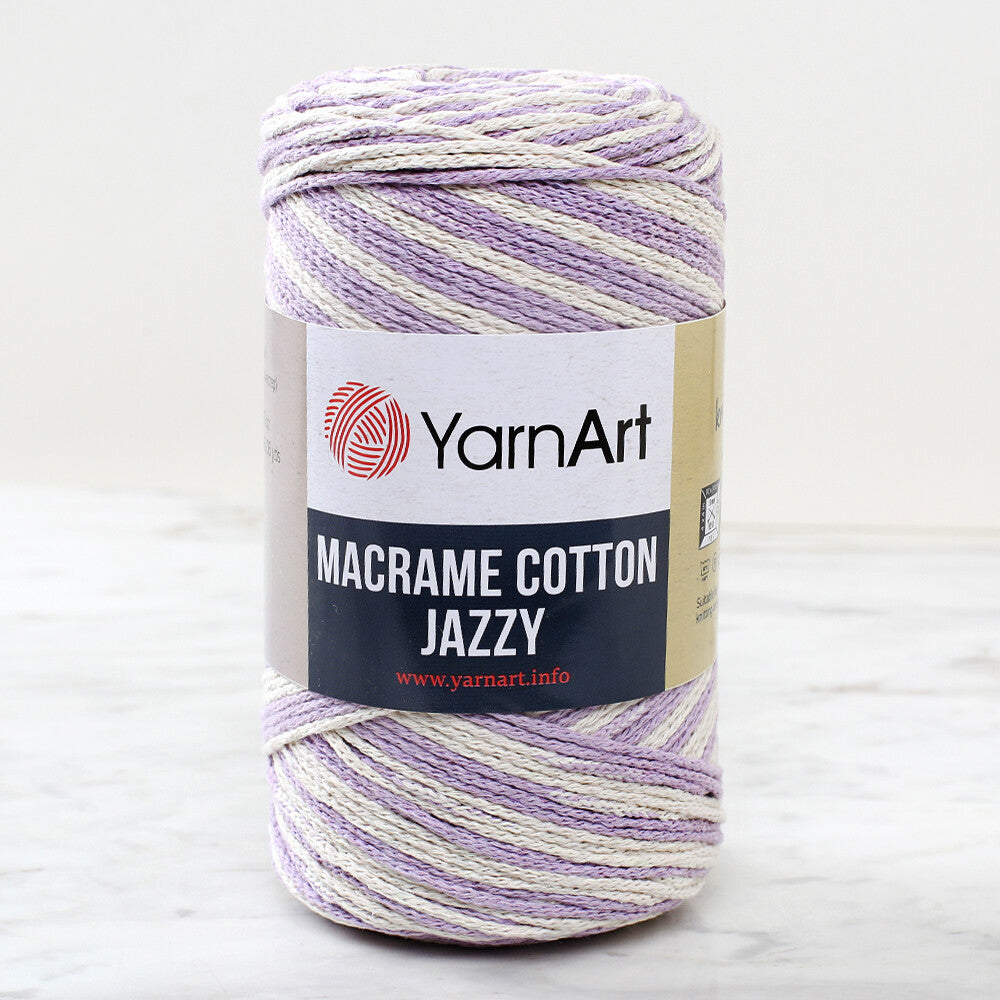 YarnArt Macrame Cotton Jazz Yarn, Variegated - 1226