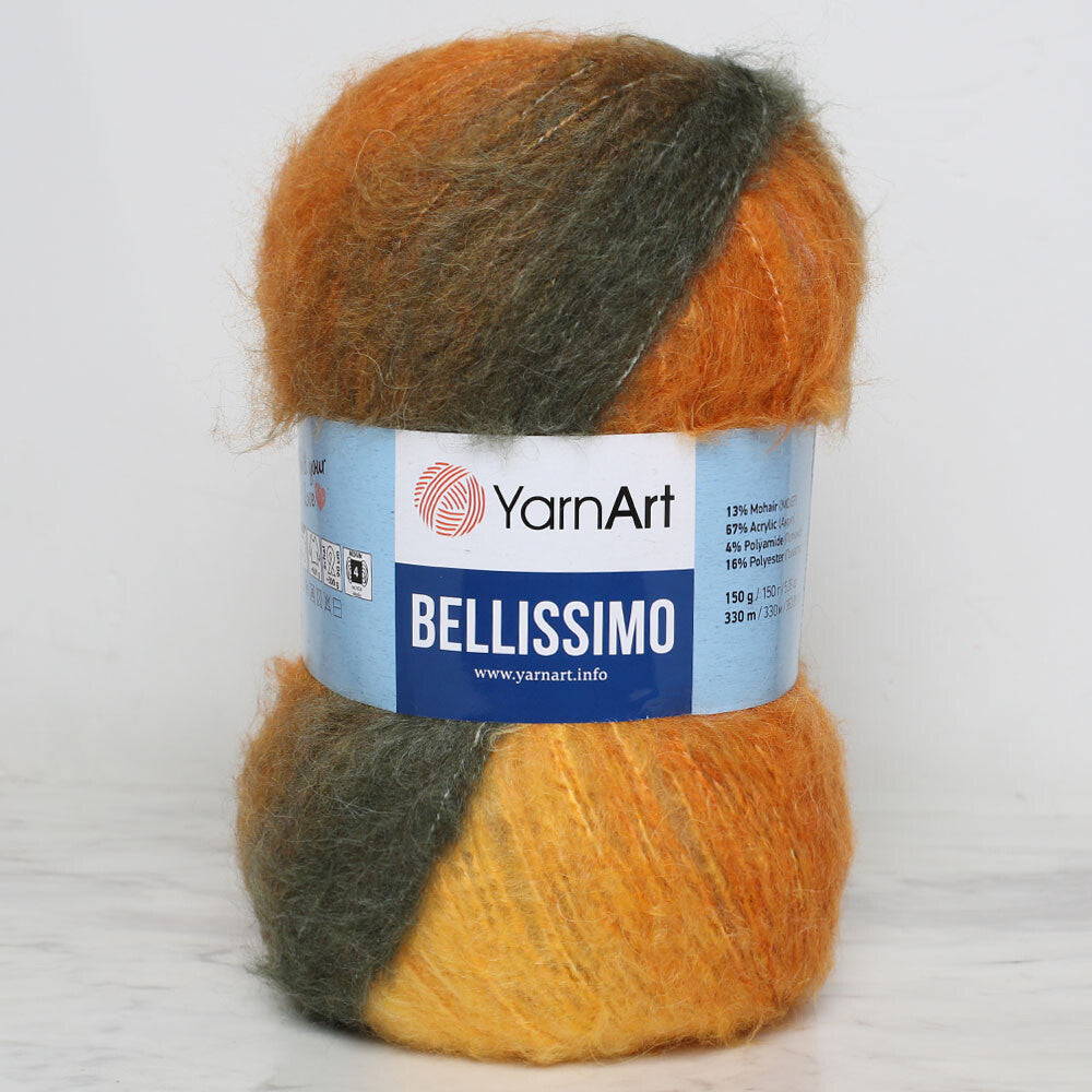 Yarnart Bellissimo Yarn, Variegated - 1405