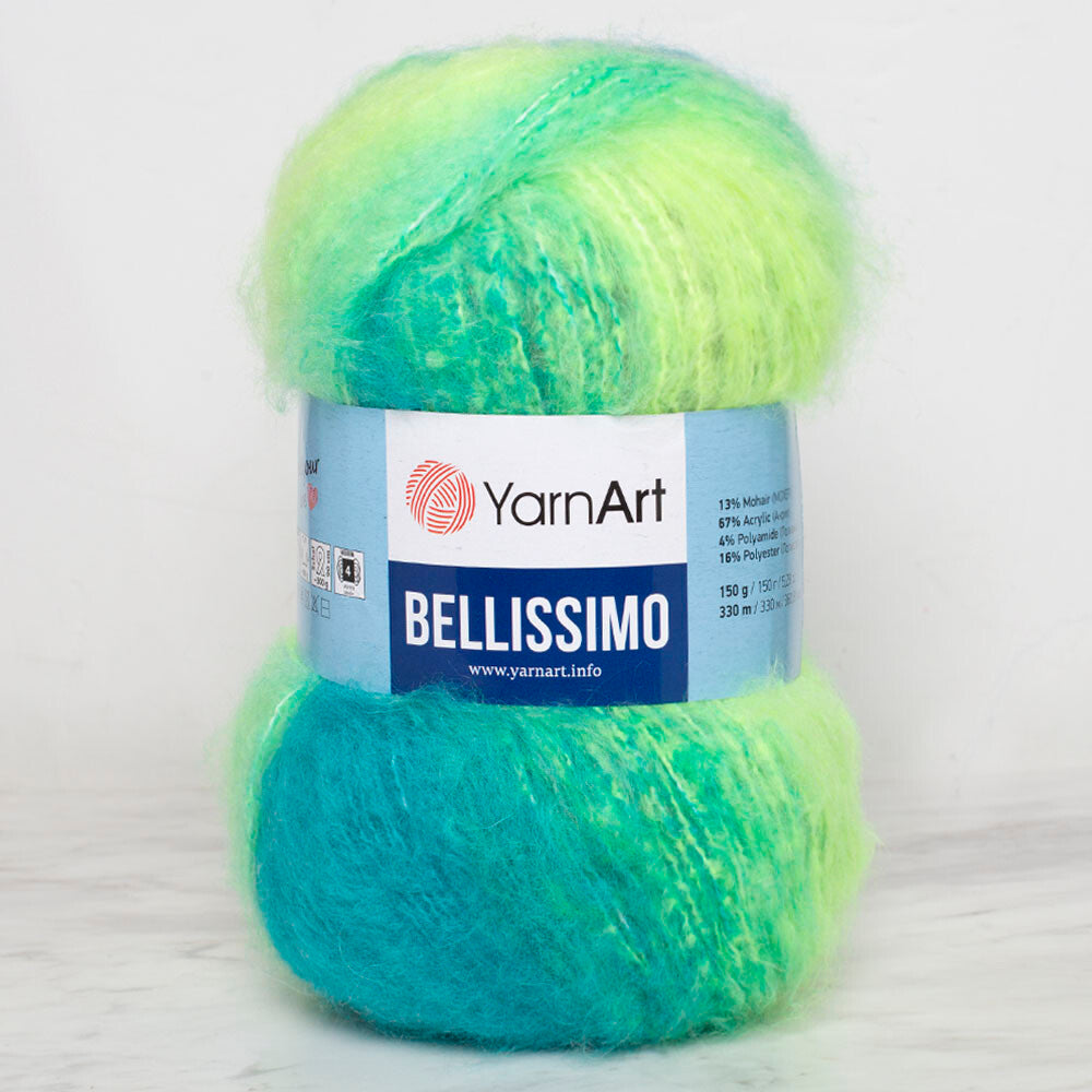 Yarnart Bellissimo Yarn, Variegated - 1412