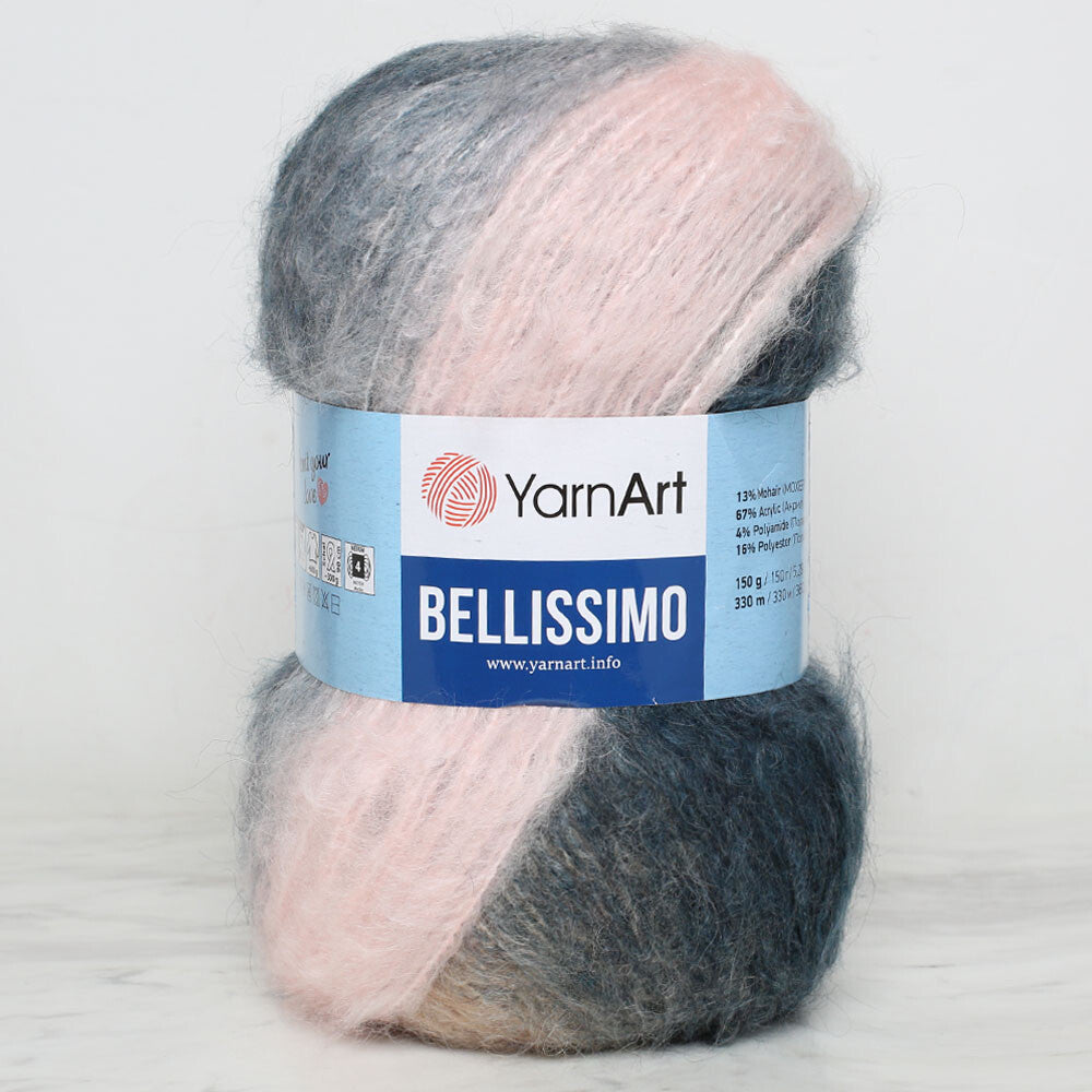 Yarnart Bellissimo Yarn, Variegated - 1416