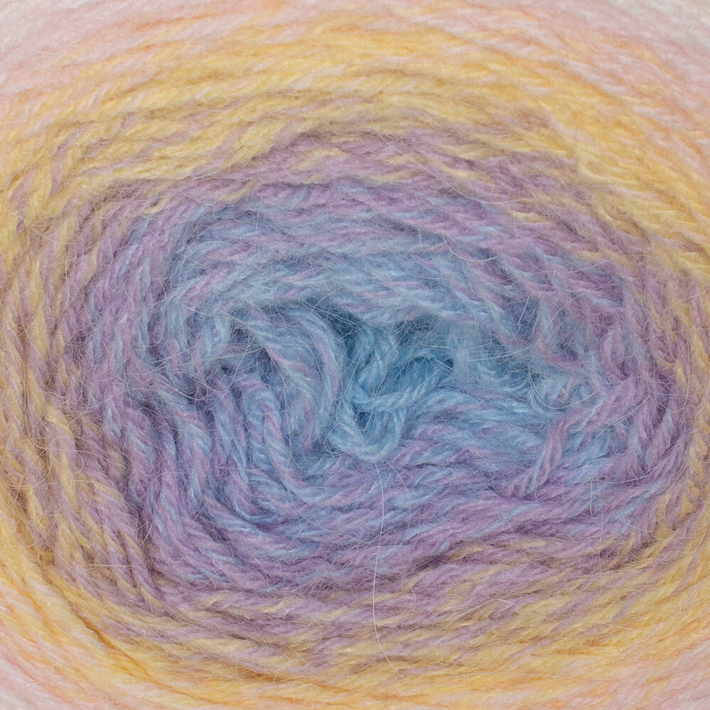 Yarnart Flowers Alpaca 250 Gr Knitting Yarn, Variegated - 402