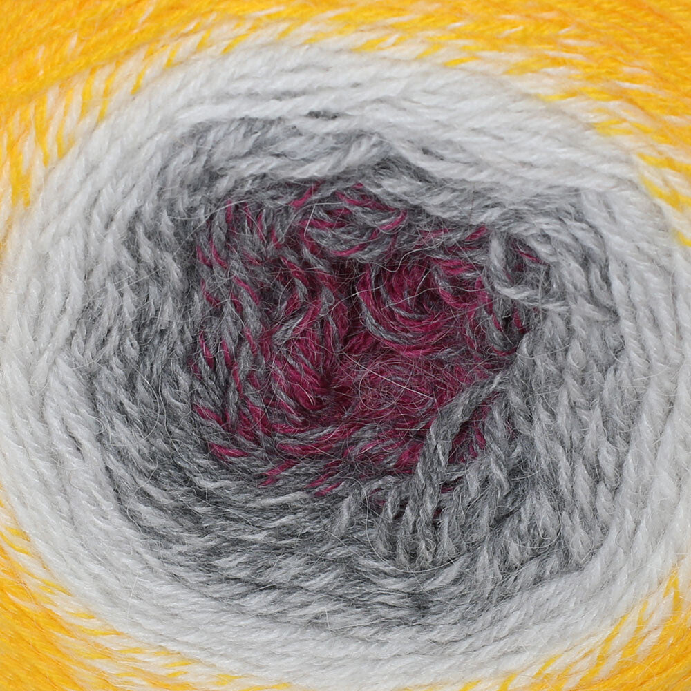 Yarnart Flowers Alpaca 250 Gr Knitting Yarn, Variegated - 403