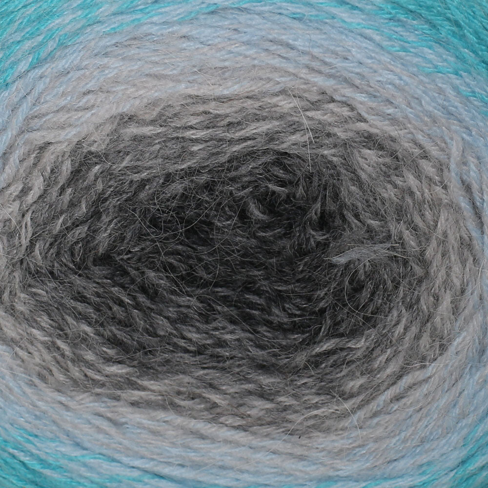 Yarnart Flowers Alpaca 250 Gr Knitting Yarn, Variegated - 412