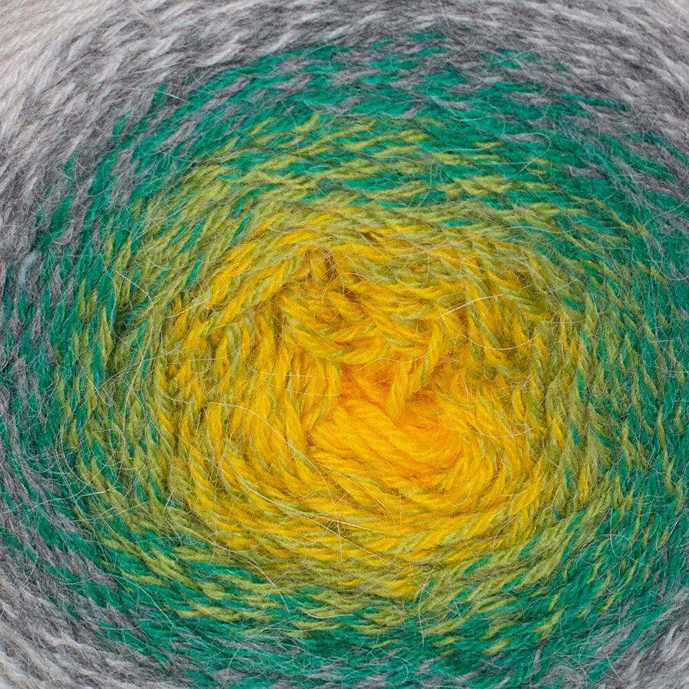 Yarnart Flowers Alpaca 250 Gr Knitting Yarn, Variegated - 424