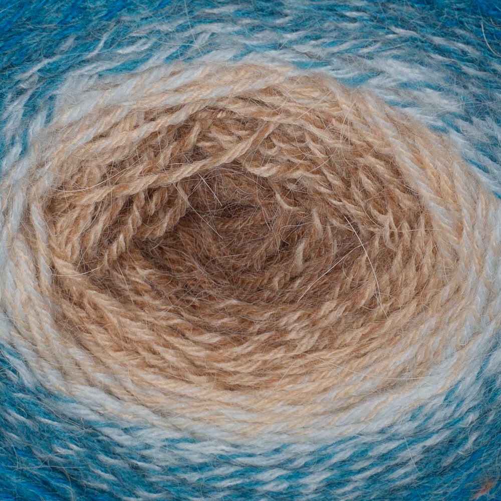 Yarnart Flowers Alpaca 250 Gr Knitting Yarn, Variegated - 431