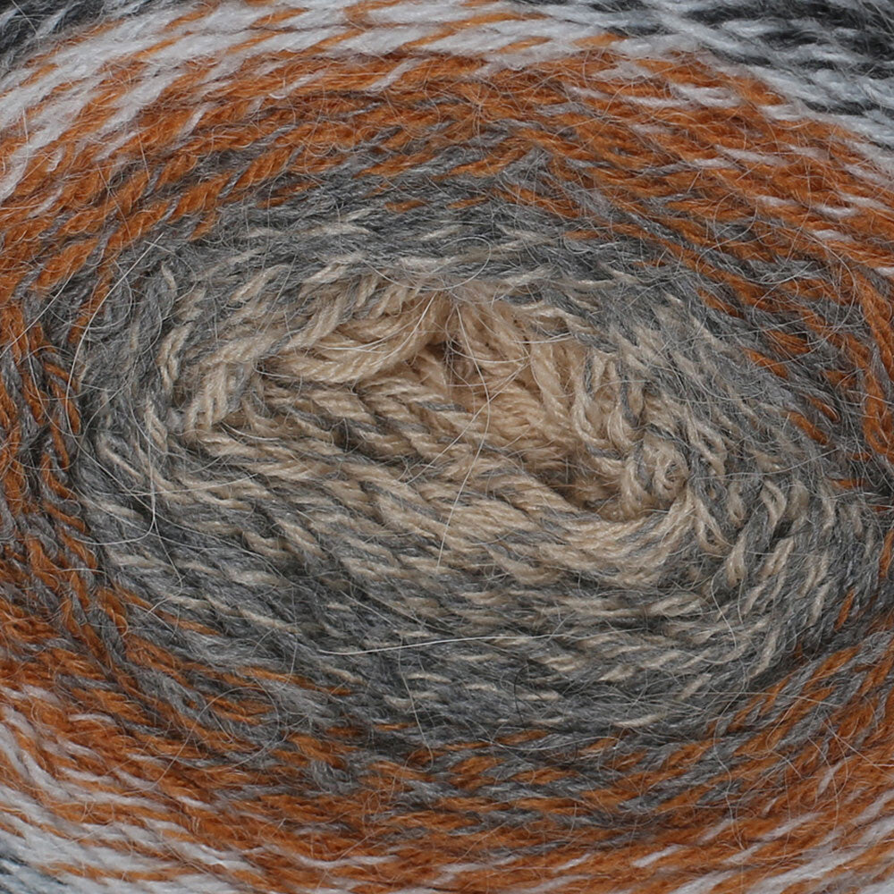 Yarnart Flowers Alpaca 250 Gr Knitting Yarn, Variegated - 440