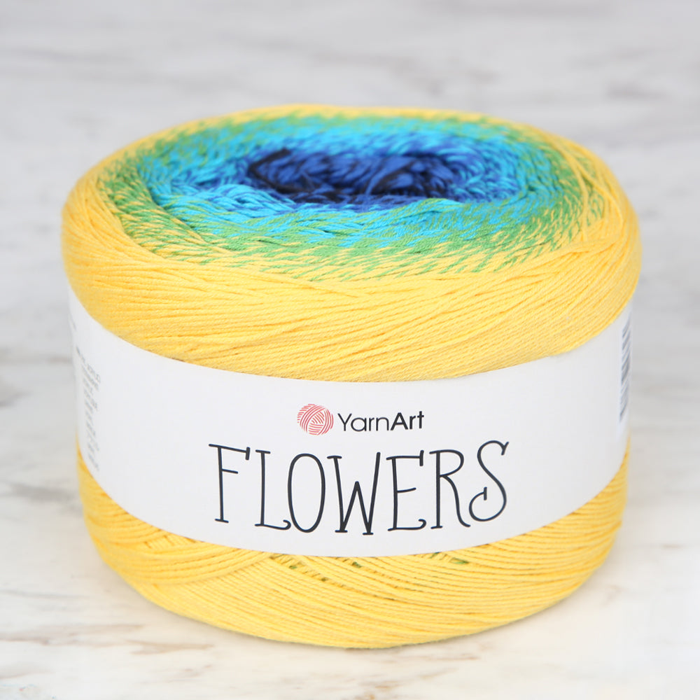 YarnArt Flowers Cotton Gradient Yarn - 304
