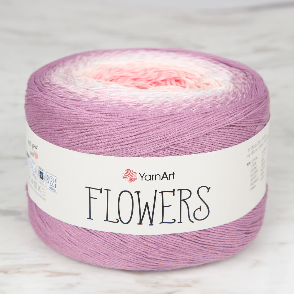 YarnArt Flowers Cotton Gradient Yarn - 305