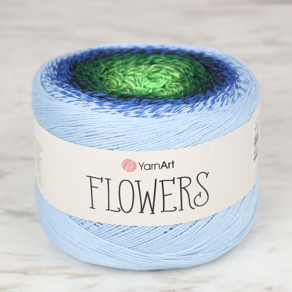 YarnArt Flowers Cotton Gradient Yarn - 306