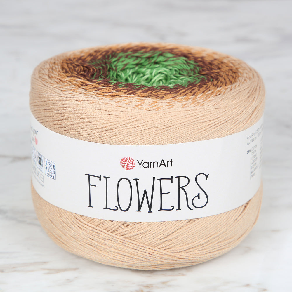 YarnArt Flowers Cotton Gradient Yarn - 308