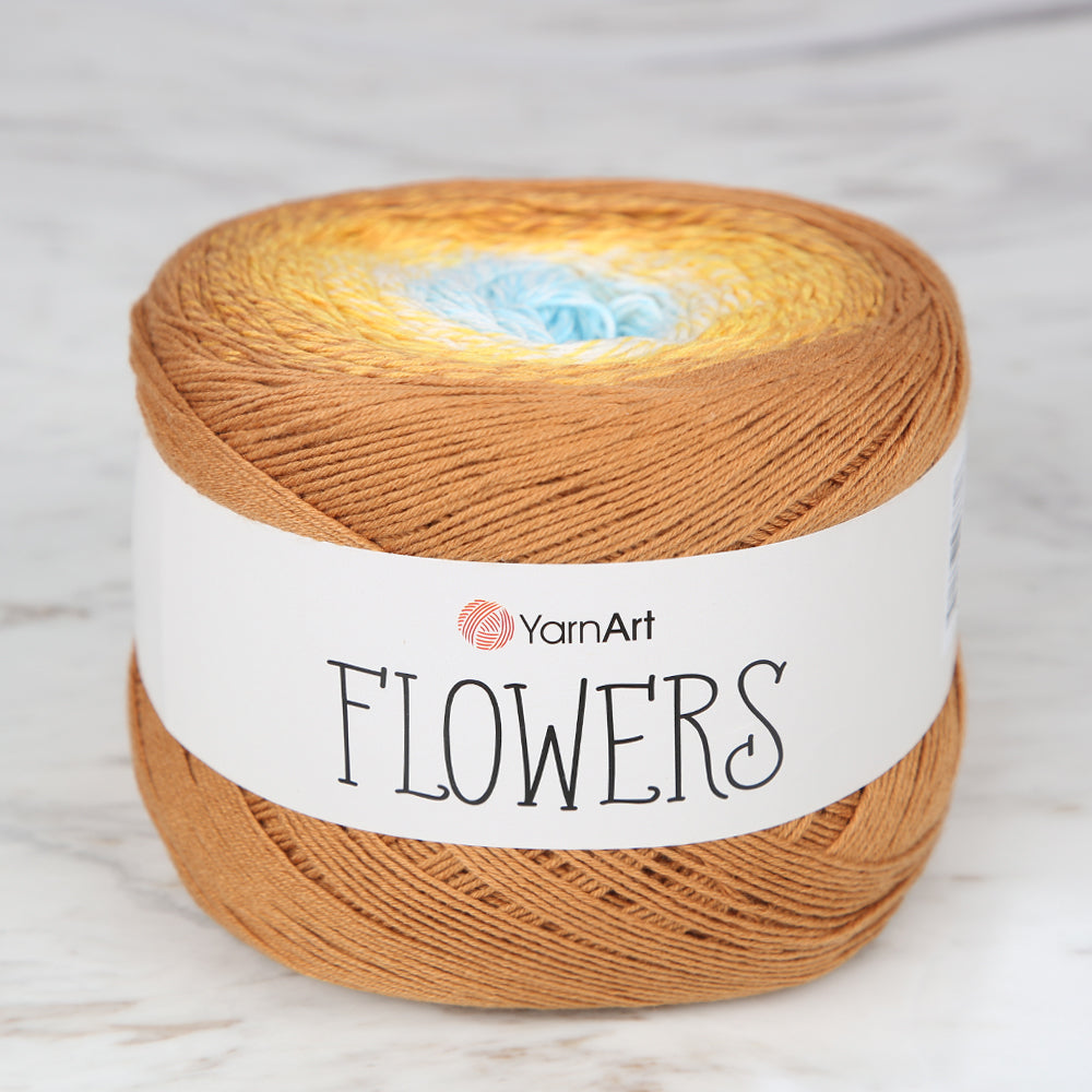 YarnArt Flowers Cotton Gradient Yarn - 309