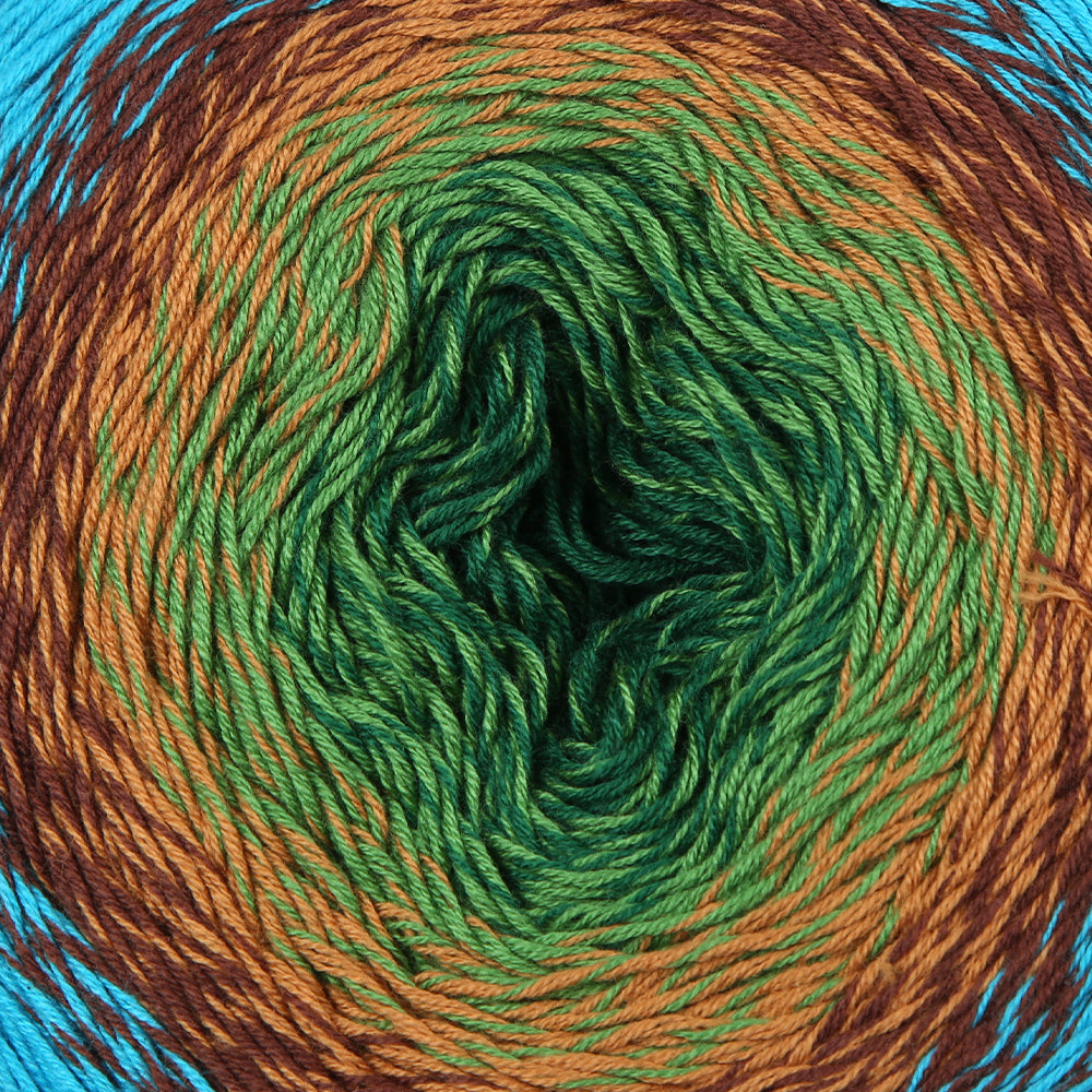 YarnArt Flowers Cotton Gradient Yarn - 314