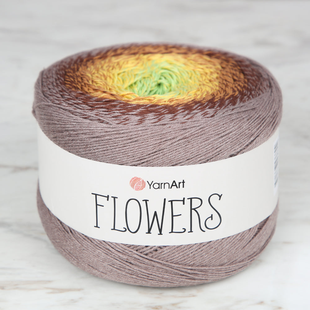 YarnArt Flowers Cotton Gradient Yarn - 317