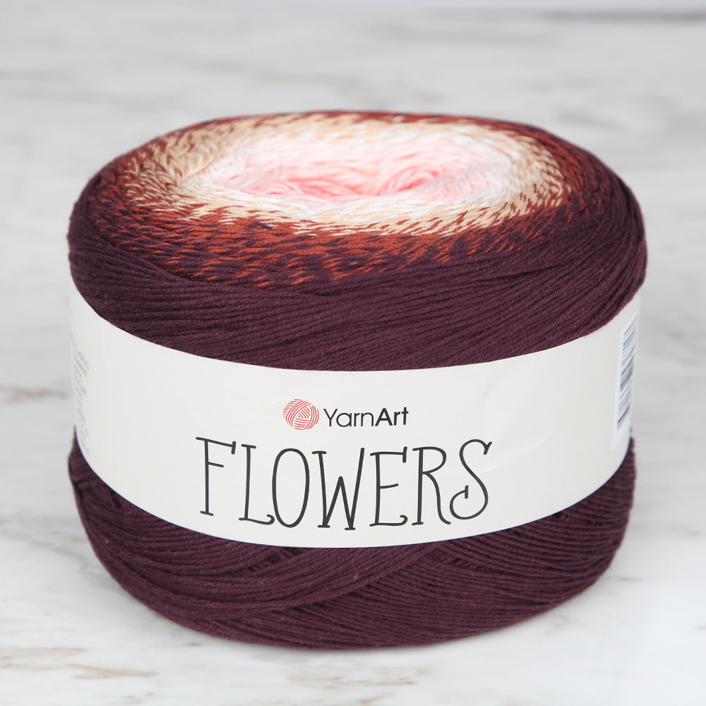 YarnArt Flowers Cotton Gradient Yarn - 319