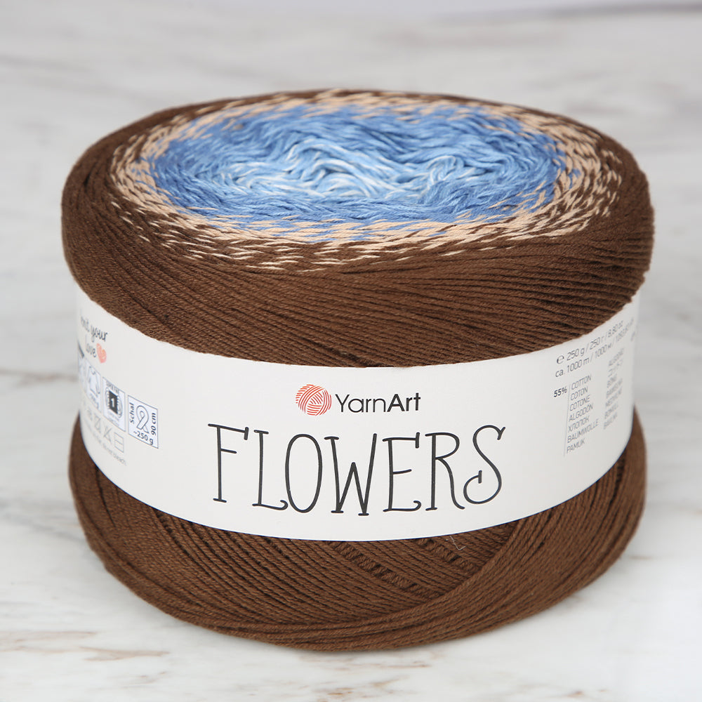 YarnArt Flowers Cotton Gradient Yarn - 320