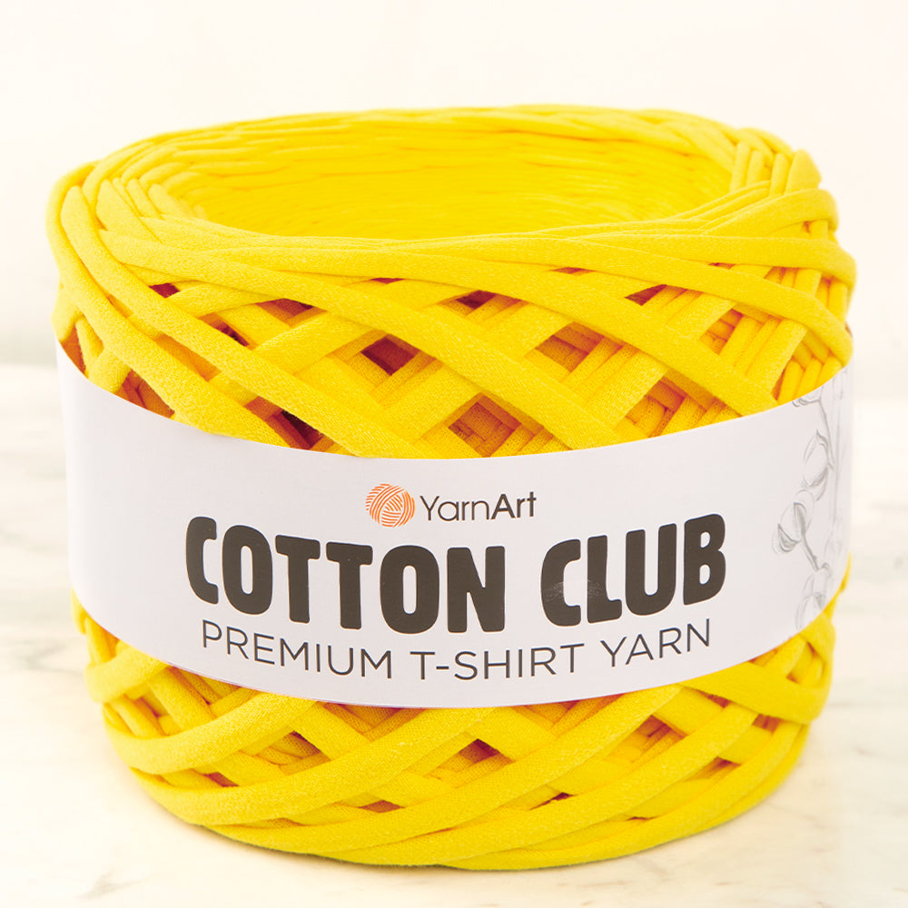 Yarnart COTTON CLUB T-Shirt Yarn Yellow-7319
