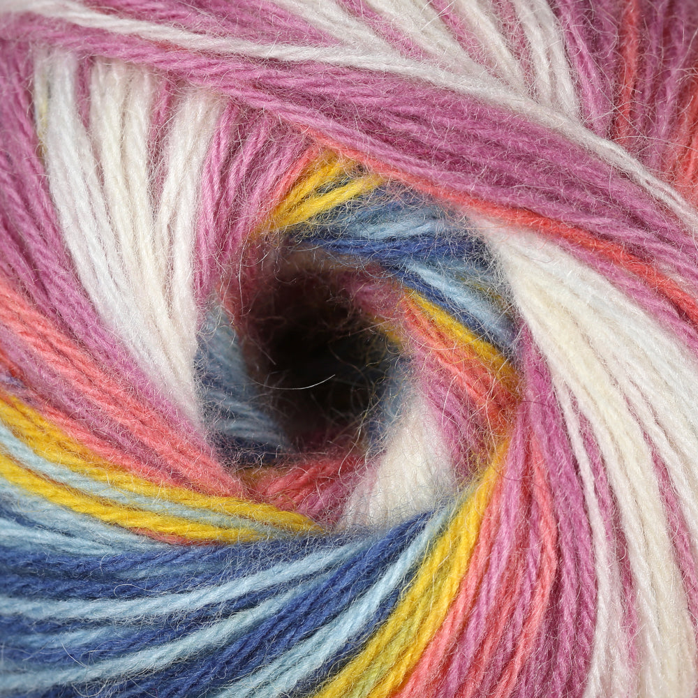 YarnArt Angora Active Knitting Yarn, Variegated - 858