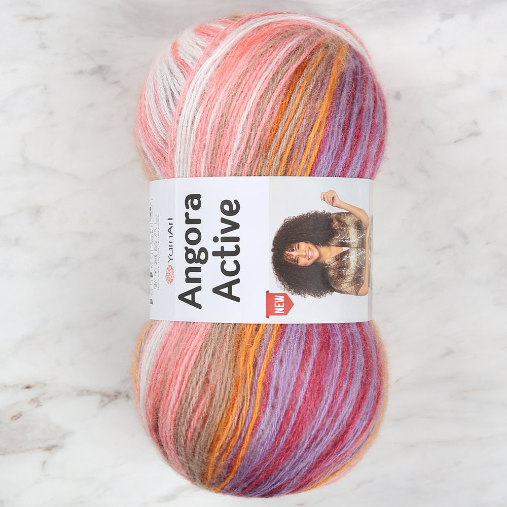 YarnArt Angora Active Knitting Yarn, Variegated - 860
