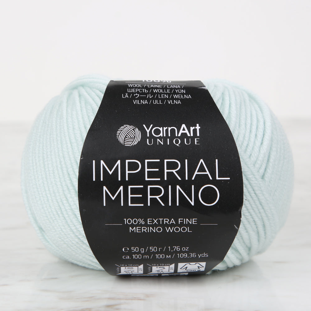 YarnArt IMPERIAL MERINO Knitting Yarn, Baby Green - 3328