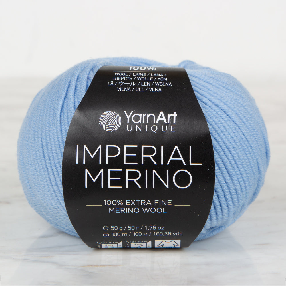 YarnArt IMPERIAL MERINO Knitting Yarn ,Blue 3340