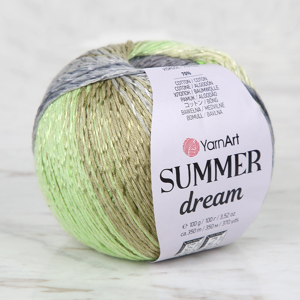 YarnArt Summer Dream Knittting Yarn , Variegated - 4303