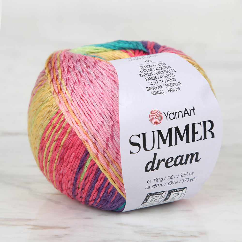 YarnArt Summer Dream Knittting Yarn , Variegated - 4305