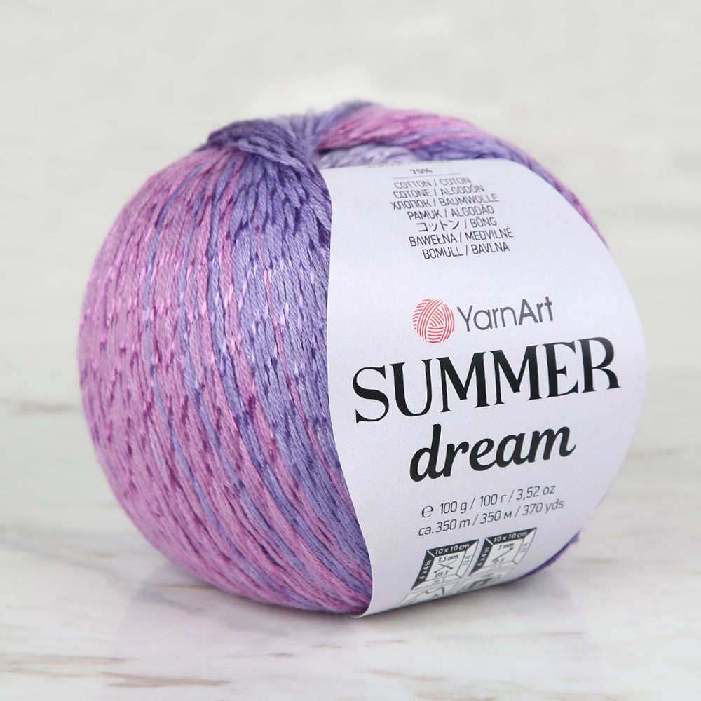 YarnArt Summer Dream Knittting Yarn , Variegated - 4306