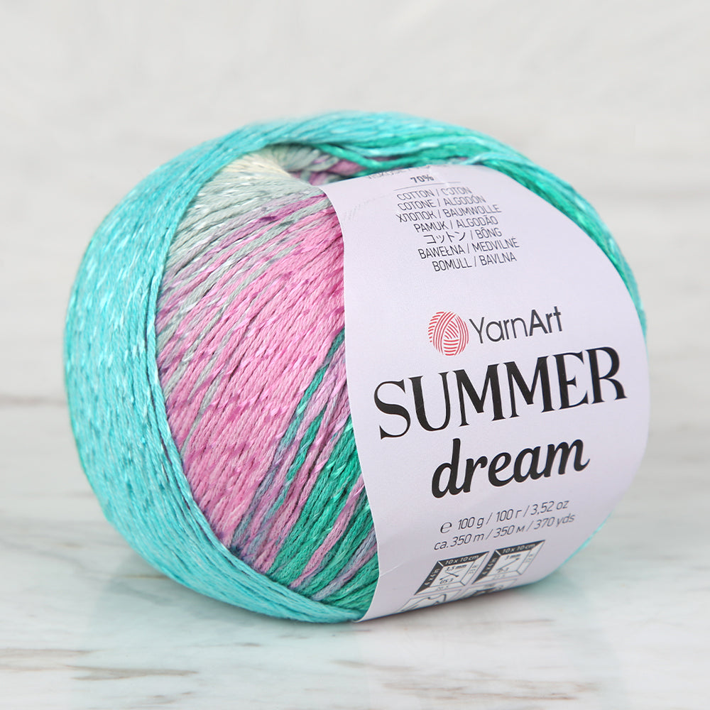 YarnArt Summer Dream Knittting Yarn , Variegated - 4309
