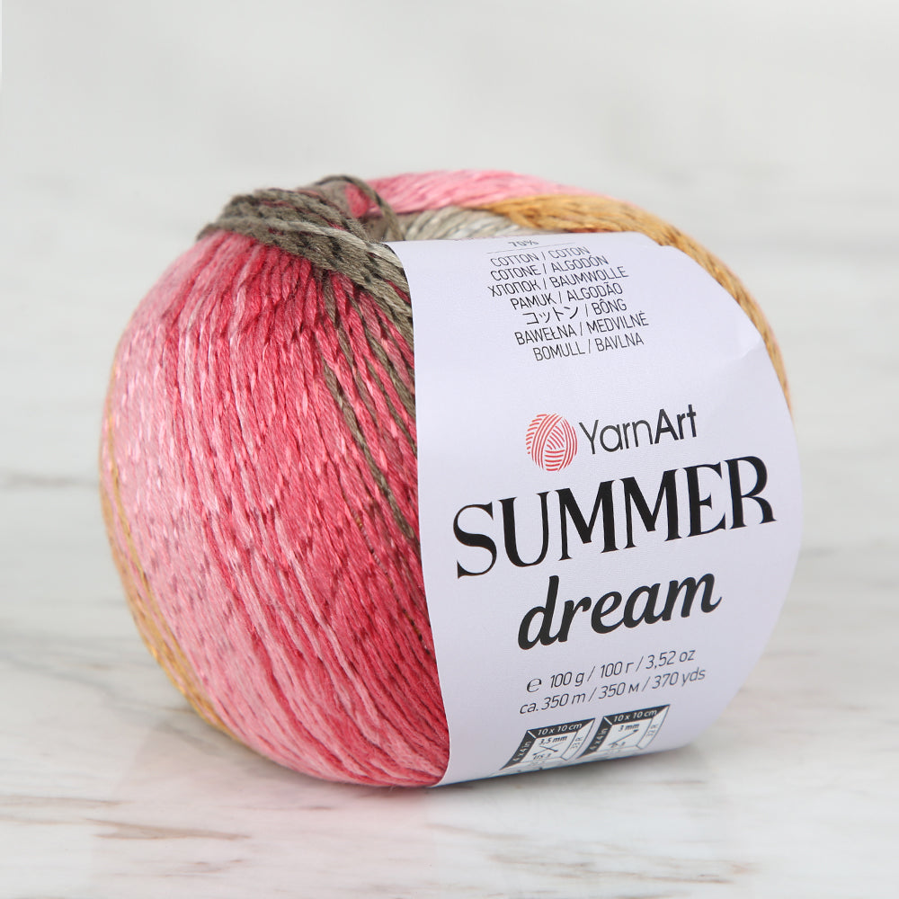 YarnArt Summer Dream Knittting Yarn , Variegated - 4313