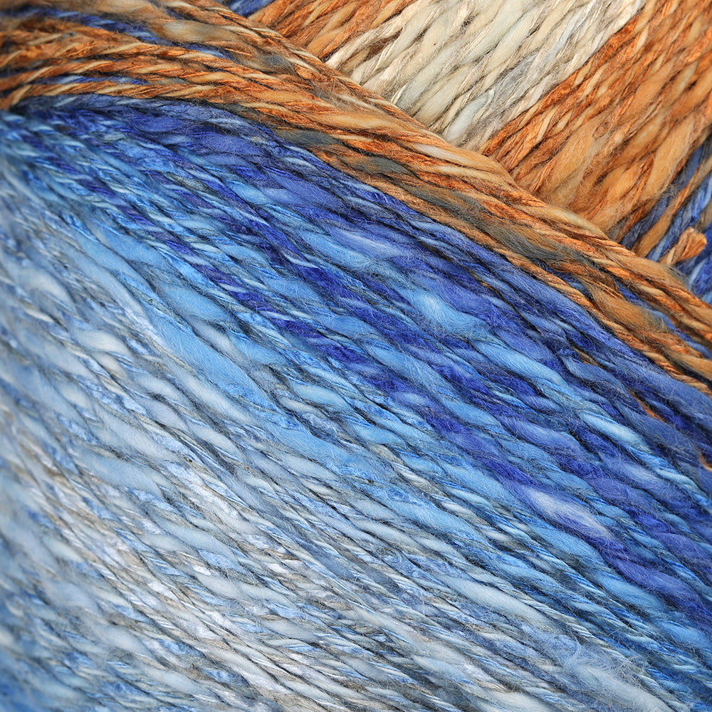 YarnArt Linen Soft Hand Knitting Yarn ,Variegated 7411