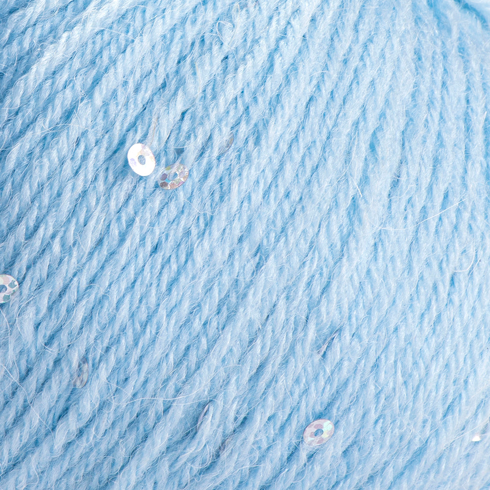 YarnArt Alpaca Gold Paillettes Hand Knitting Yarn , Blue - 9305